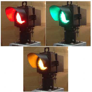 TRI-COLOR LED w/Light Out Detection, Light Out Detection, remanufactured railroad equipment